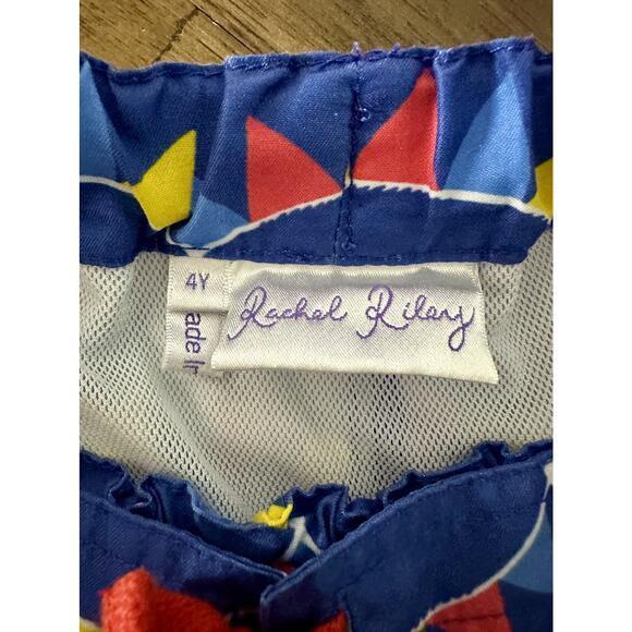 Rachel Riley Seaside Collection Blue Red Yellow Bunting Swim Shorts European 4 - Picture 5 of 7